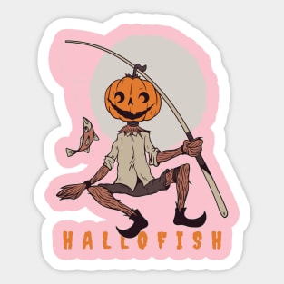 pumpking hallofish Sticker